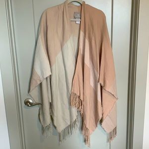 Nude pink shawl